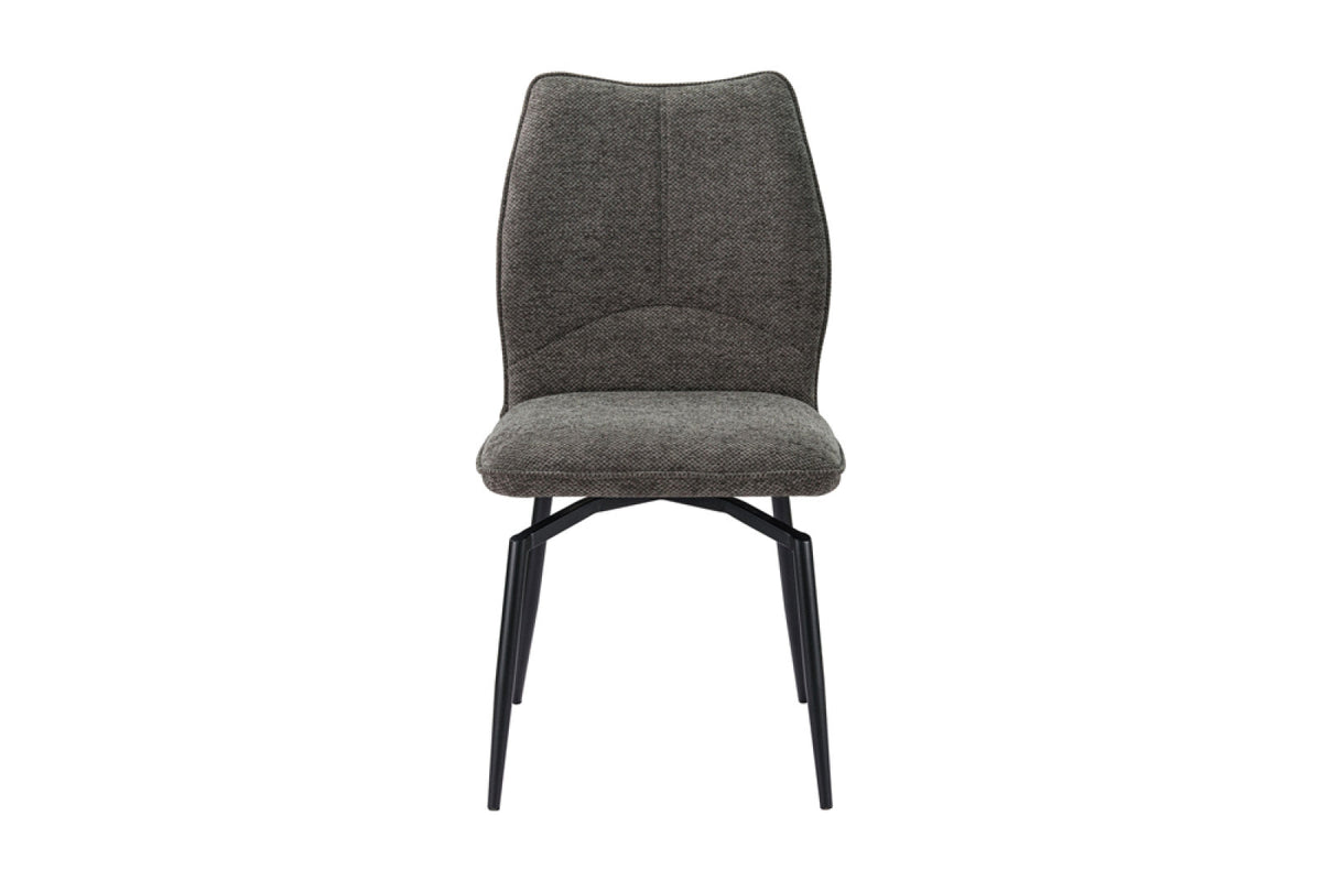 Chaise pivotante Lara – Gris – vue principale