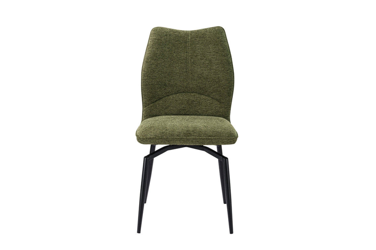 Chaise pivotante Lara – Vert – vue principale