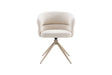 Chaise pivotante Leonie – Beige – vue principale