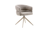 Chaise pivotante Leonie – Poivre – vue 5