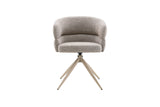 Chaise pivotante Leonie – Poivre – vue principale