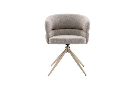 Chaise pivotante Leonie – Poivre – vue principale