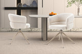 Chaise pivotante Leonie – Beige – vue 2