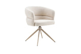 Chaise pivotante Leonie – Beige – vue 5