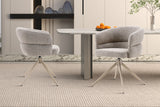 Chaise pivotante Leonie – Poivre – vue 2