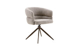 Chaise pivotante Leonie – Poivre – vue 5