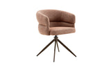 Chaise pivotante Leonie – Rouille – vue 5