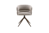 Chaise pivotante Leonie – Poivre – vue principale