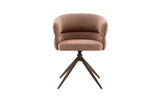 Chaise pivotante Leonie – Rouille – vue principale