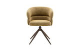 Chaise pivotante Leonie – Jaune – vue principale