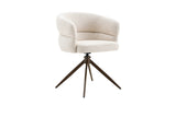 Chaise pivotante Leonie – Beige – vue 5