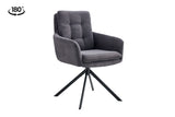 Chaise pivotante Luna – Gris – vue 5