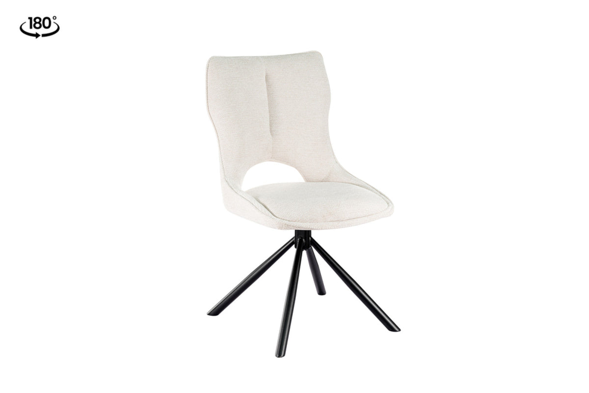 Chaise pivotante Mori – Beige – vue 5