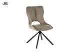 Chaise pivotante Mori – Poivre – vue 5
