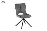 Chaise pivotante Mori – Gris foncé – vue 5