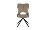 Chaise pivotante Mori – Poivre – vue principale