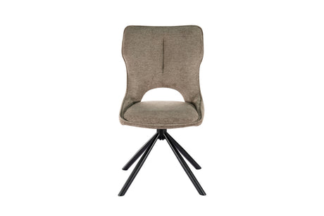Chaise pivotante Mori – Poivre – vue principale