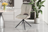 Chaise pivotante Mori – Gris clair – vue 3