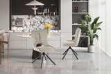Chaise pivotante Mori – Gris clair – vue 4