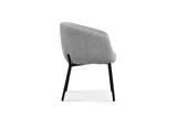 Chaise Sevilla – Tissu gris clair – vue 5