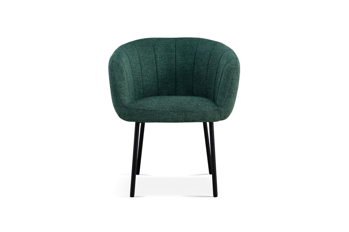 Chaise Sevilla – Tissu vert – vue 4