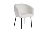 Chaise Sevilla – Bouclé blanc – vue 4