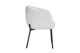Chaise Sevilla – Bouclé blanc – vue 5