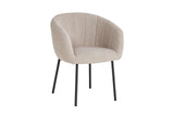 Chaise Sevilla – Bouclé sable – vue 4