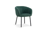 Chaise Sevilla – Tissu vert – vue principale
