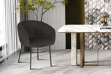 Chaise Sevilla – Corduroy gris – vue 3