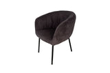Chaise Sevilla – Corduroy gris – vue 5