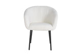 Chaise Sevilla – Bouclé blanc – vue principale