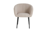 Chaise Sevilla – Bouclé sable – vue principale