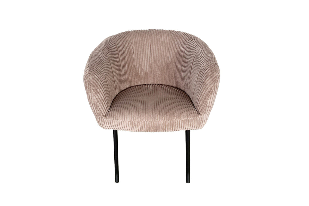Chaise Sevilla – Corduroy sable – vue principale