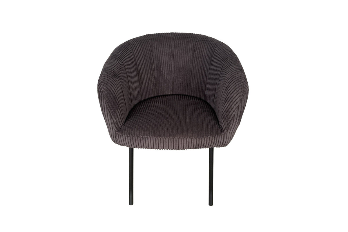 Chaise Sevilla – Corduroy gris – vue principale