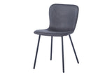Chaise Susan – Gris foncé – vue principale