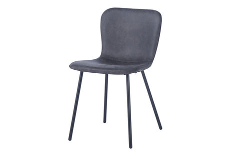 Chaise Susan – Gris foncé – vue principale
