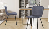 Chaise Susan – Gris foncé – vue 2