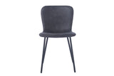 Chaise Susan – Gris foncé – vue 4