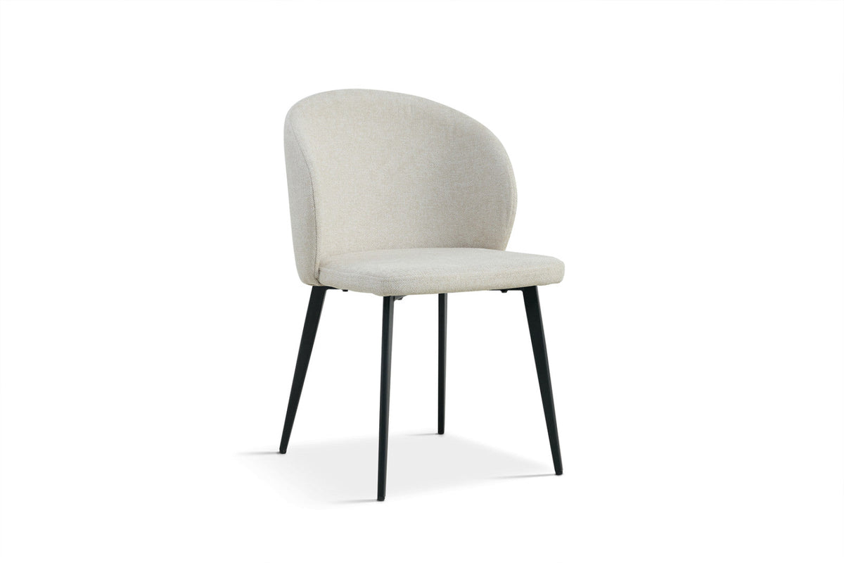 Chaise Toledo – Tissu beige – vue principale