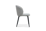 Chaise Toledo – Tissu gris clair – vue 5