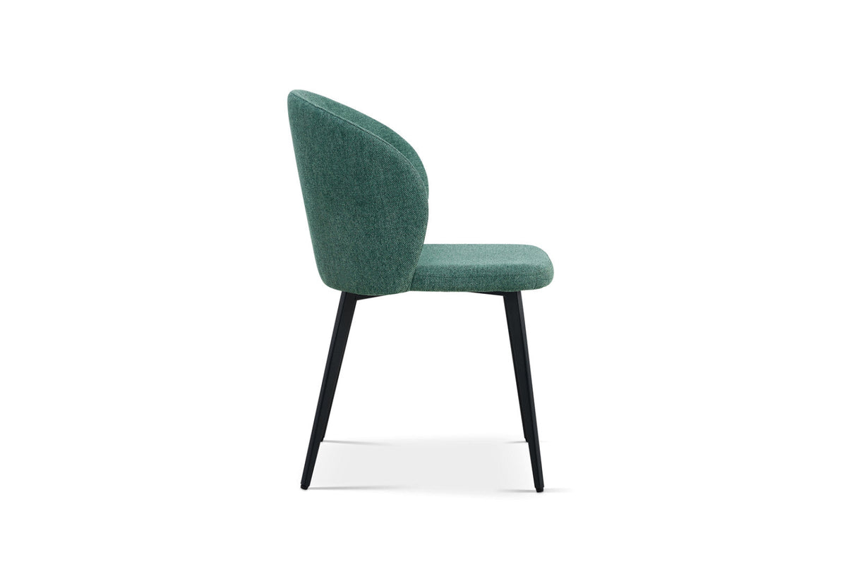 Chaise Toledo – Tissu vert – vue 5