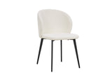 Chaise Toledo – Bouclé blanc – vue 4