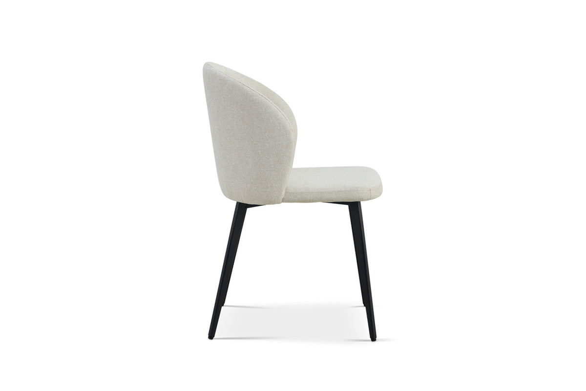 Chaise Toledo – Tissu beige – vue 5