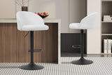 Tabouret de bar Arda – Blanc – vue 2