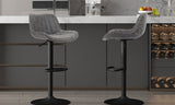 Tabouret de bar Fenna – Gris – vue 2