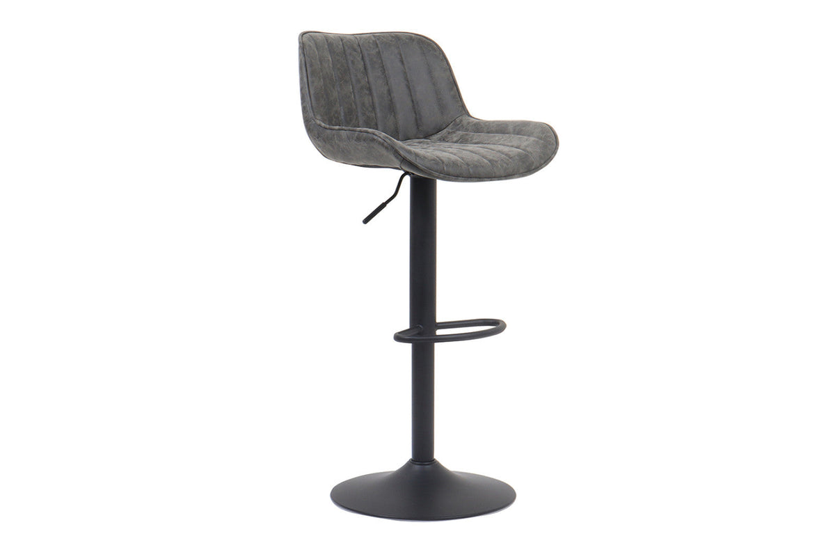 Tabouret de bar Fenna – Gris – vue 4