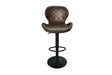 Tabouret de bar Malaga – Brun foncé – vue principale