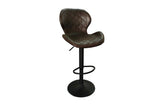 Tabouret de bar Malaga – Brun foncé – vue 4