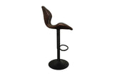 Tabouret de bar Malaga – Brun foncé – vue 5